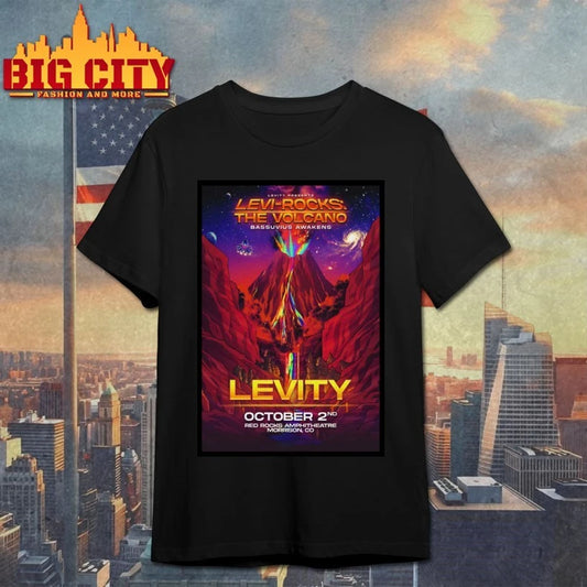Official Levity Oct 2 2026 Red Rocks Amphitheatre In Morrison CO Poster T-shirt