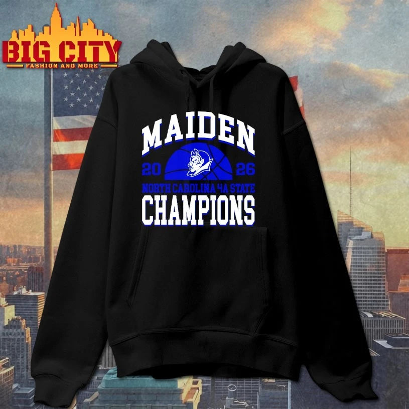 Official Maiden 2026 North Carolina 4a State Champions shirt