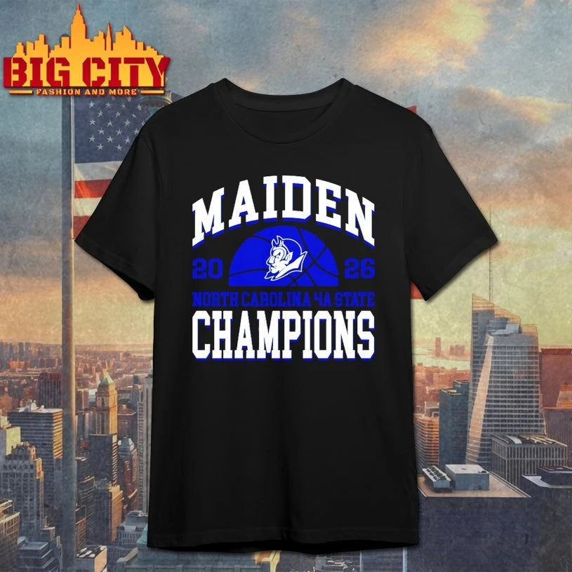 Official Maiden 2026 North Carolina 4a State Champions shirt