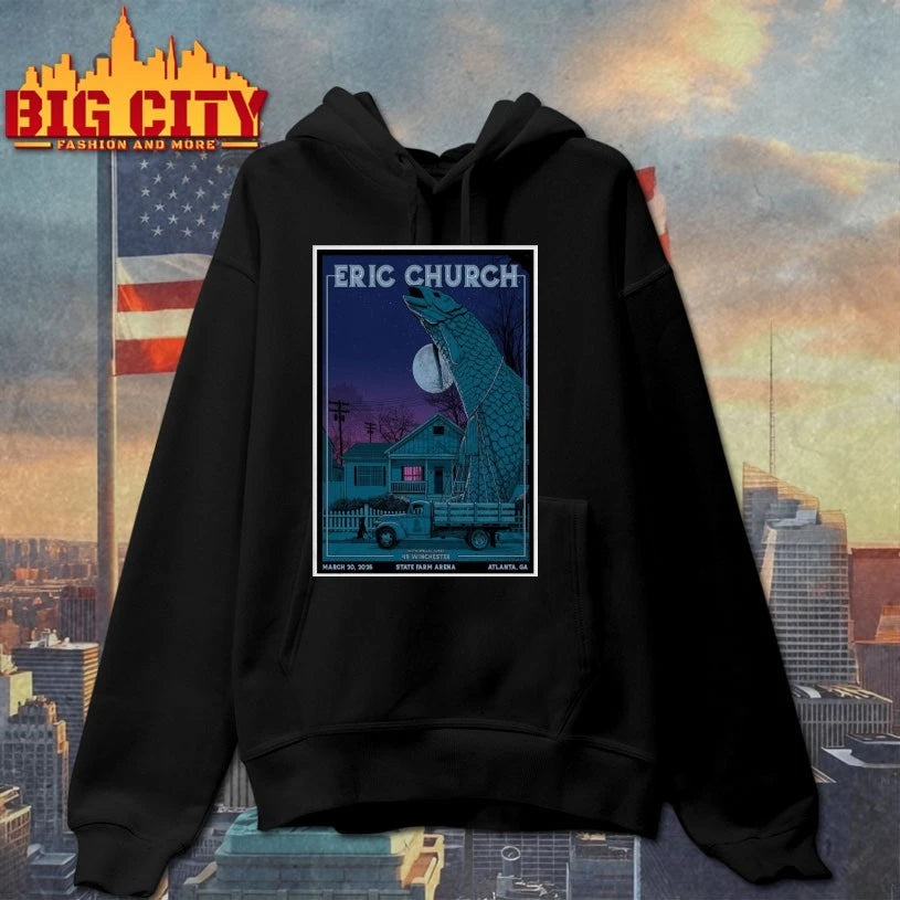 Official Mar 20 2026 Eric Church Atlanta, GA Poster T-shirt