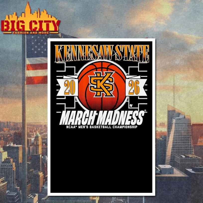 Official March Madness Kennesaw State Owls 2026 NCAA men’s basketball championship T-shirt