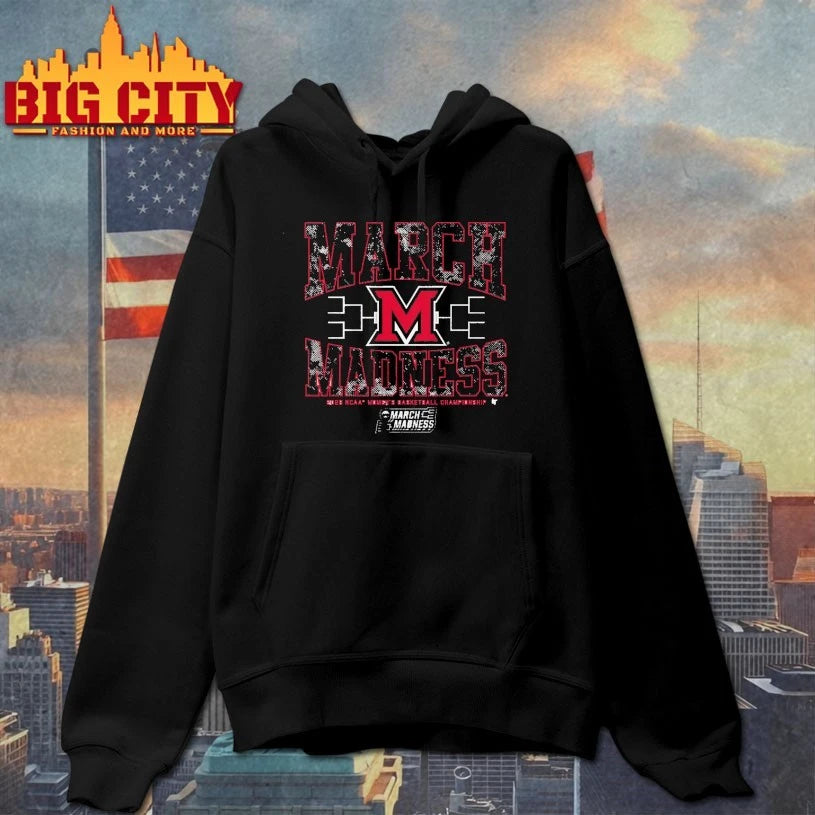 Official March Madness Miami (OH) RedHawks 2026 NCAA Women’s basketball championship T-shirt