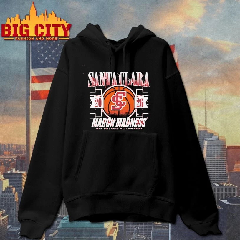 Official March Madness Santa Clara Broncos 2026 NCAA men’s basketball championship T-shirt