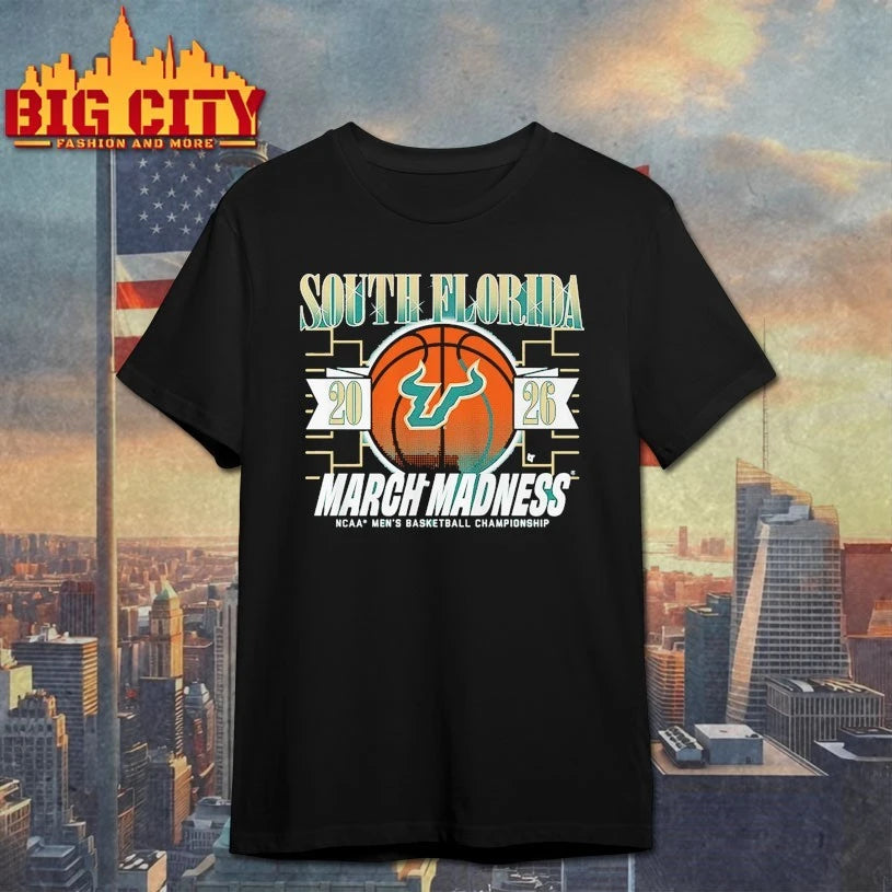 Official March Madness USF Bulls 2026 NCAA men’s basketball championship T-shirt