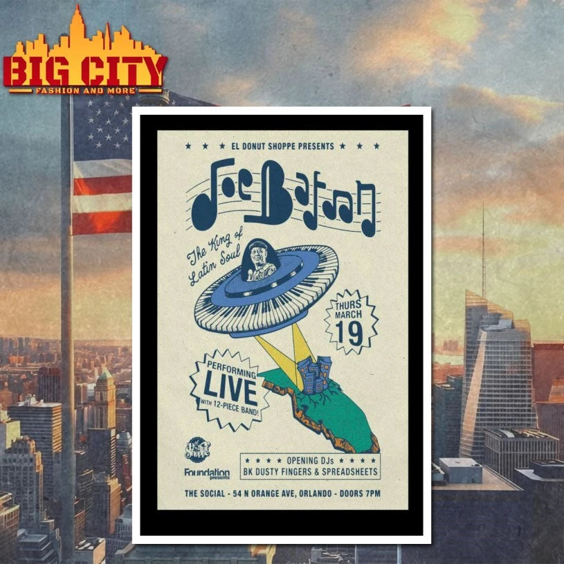 Official Orlando FL Joe Bataan Mar 19 2026 Poster T-shirt