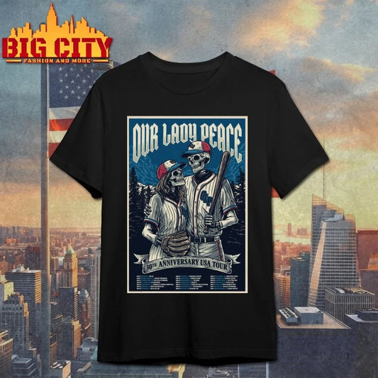 Official Our Lady Peace Tour 2026 March + April 2026 Poster T-shirt