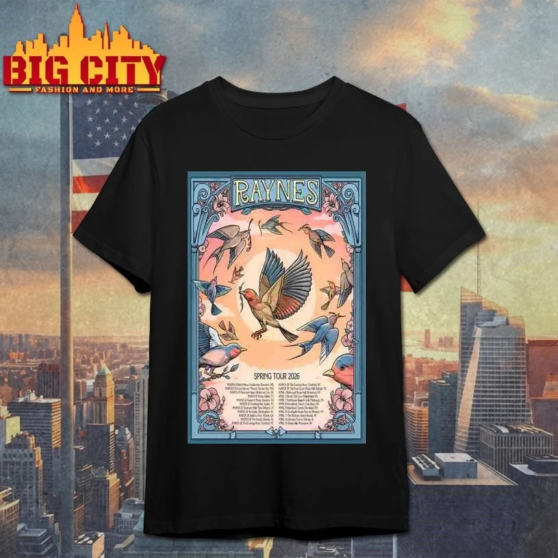 Official Raynes Spring Tour 26 Poster T-shirt