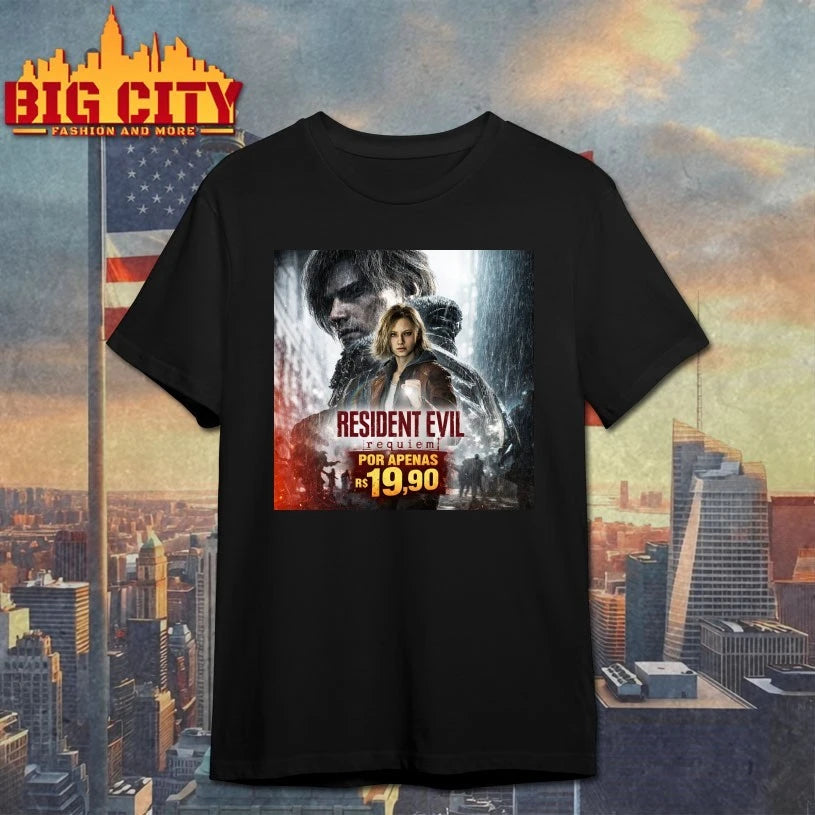 Official Resident Evil requiem for apenas r$ 19,90 poster T-shirt