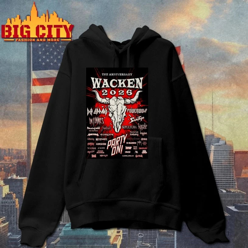 Official The anniversary Wacken 2026 Poster shirt