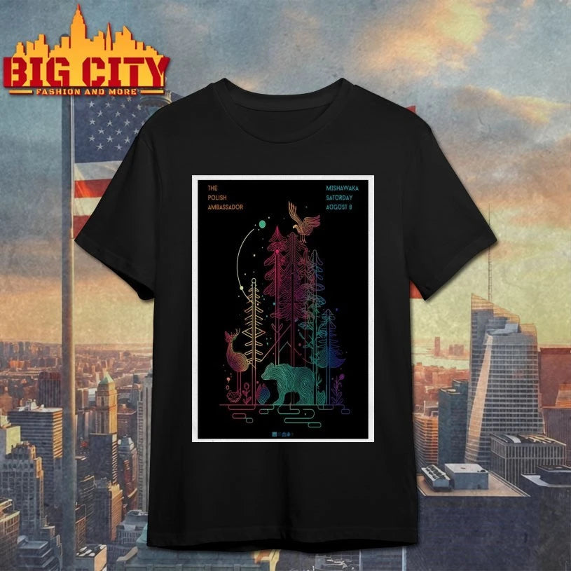 Official THE POLISH AMBASSADOR Aug 8 2026 Mishawaka Poster T-shirt
