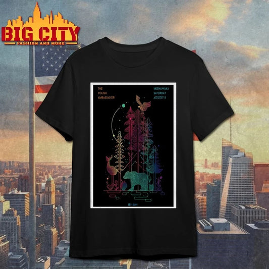 Official THE POLISH AMBASSADOR Aug 8 2026 Mishawaka Poster T-shirt