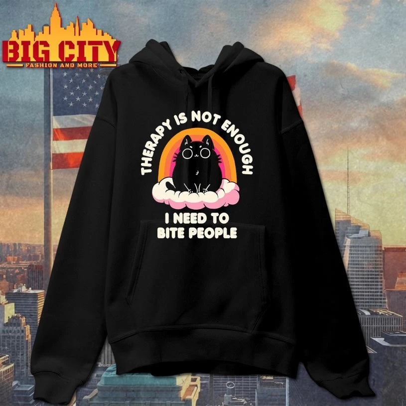Official Therapy is not enough I Need To Bite People T-shirt