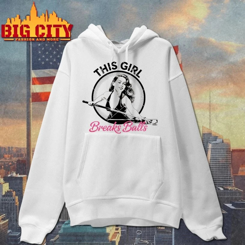 Official This Girl Breaks Balls T-Shirt
