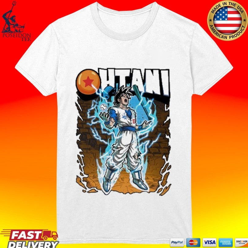 Ohtani Shohei Dragon Ball Power Up T-shirt