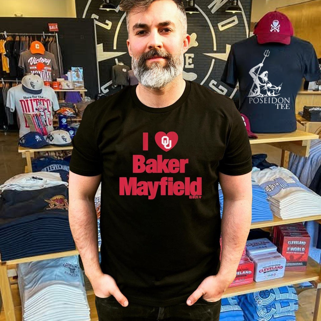 Oklahoma Football I Heart Baker Mayfield T-shirt