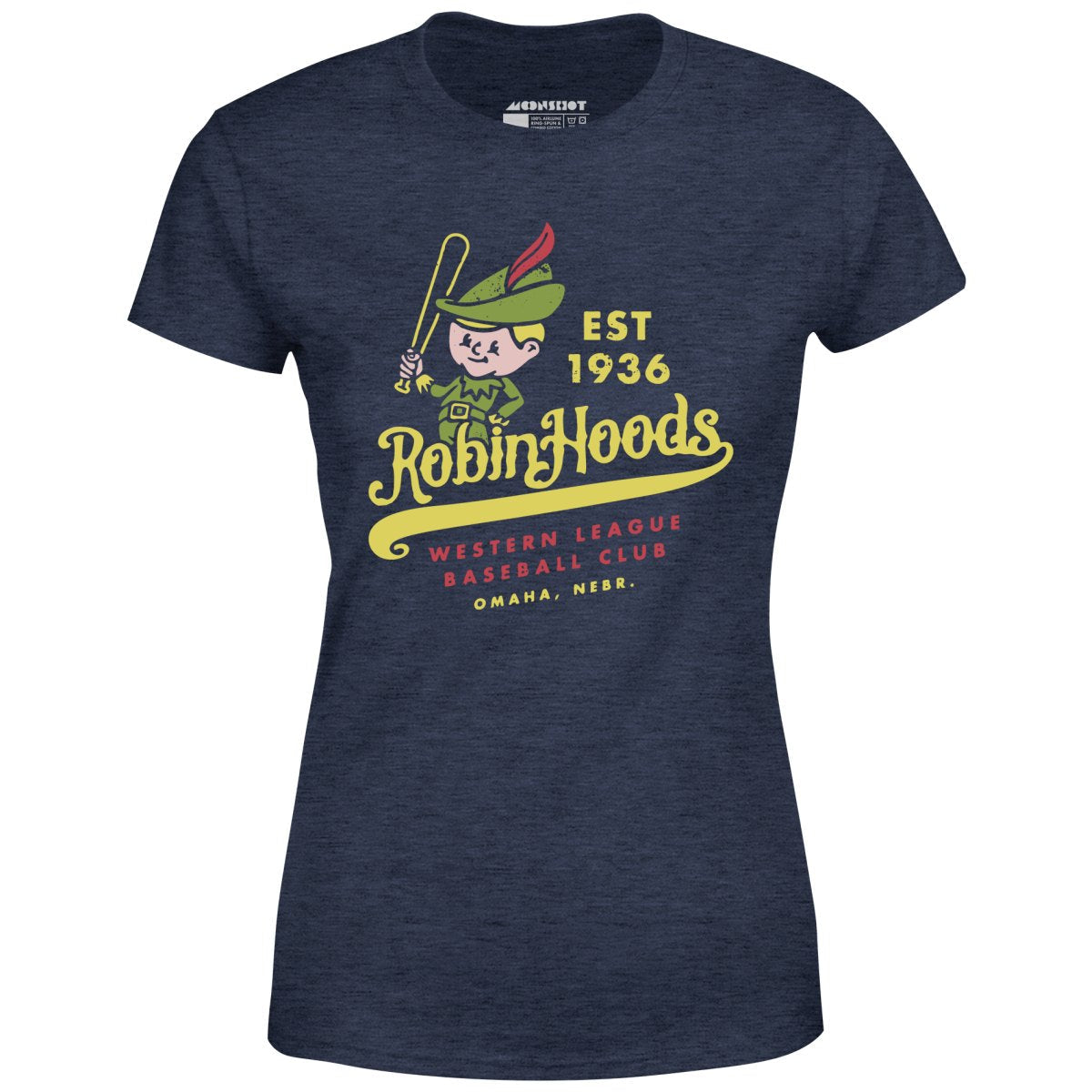 Omaha Robin Hoods - Nebraska - Vintage Defunct Baseball Teams - Women's T-Shirt