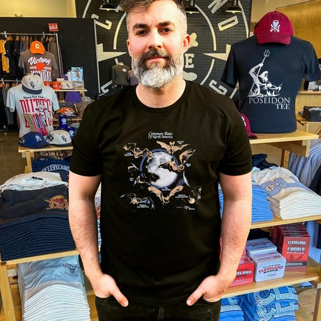 Online Ceramics Common Bats Of North America T-shirt