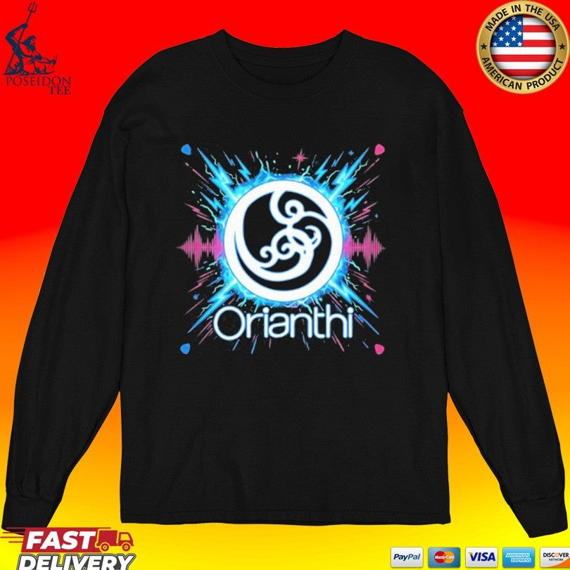 Orianthi Neon Bolt Logo T-shirt