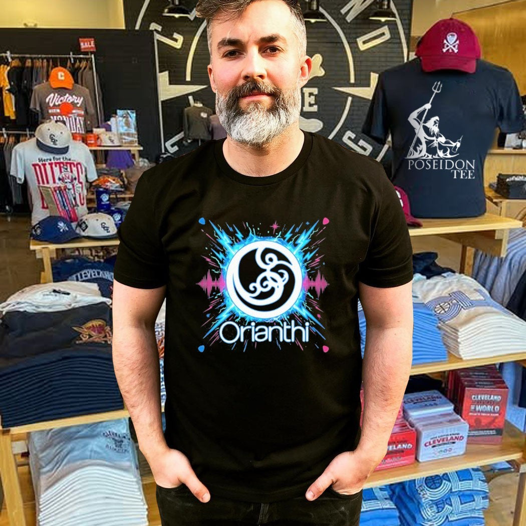 Orianthi Neon Bolt Logo T-shirt