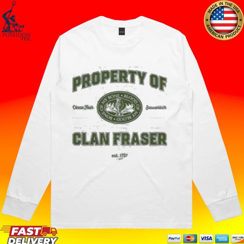 Outlander Property Of Clan Fraser T-shirt