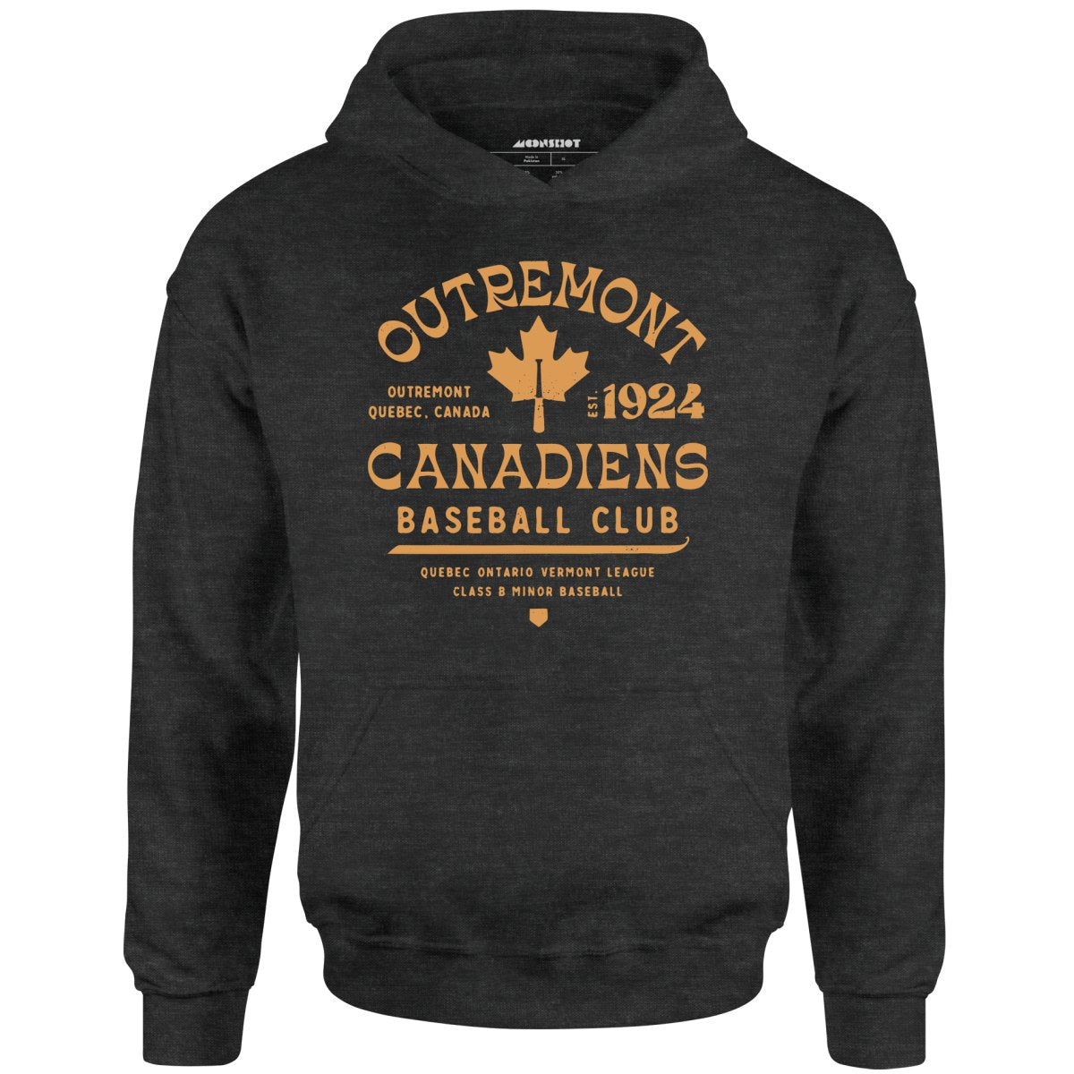 Outremont Canadiens - Canada - Vintage Defunct Baseball Teams - Unisex Hoodie