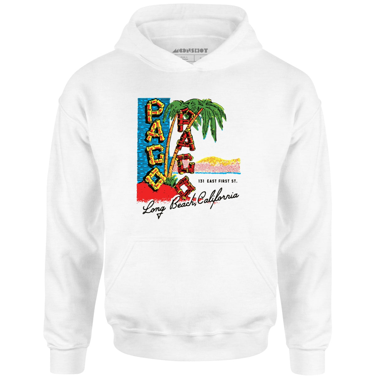 Pago Pago - Long Beach, CA - Vintage Tiki Bar - Unisex Hoodie