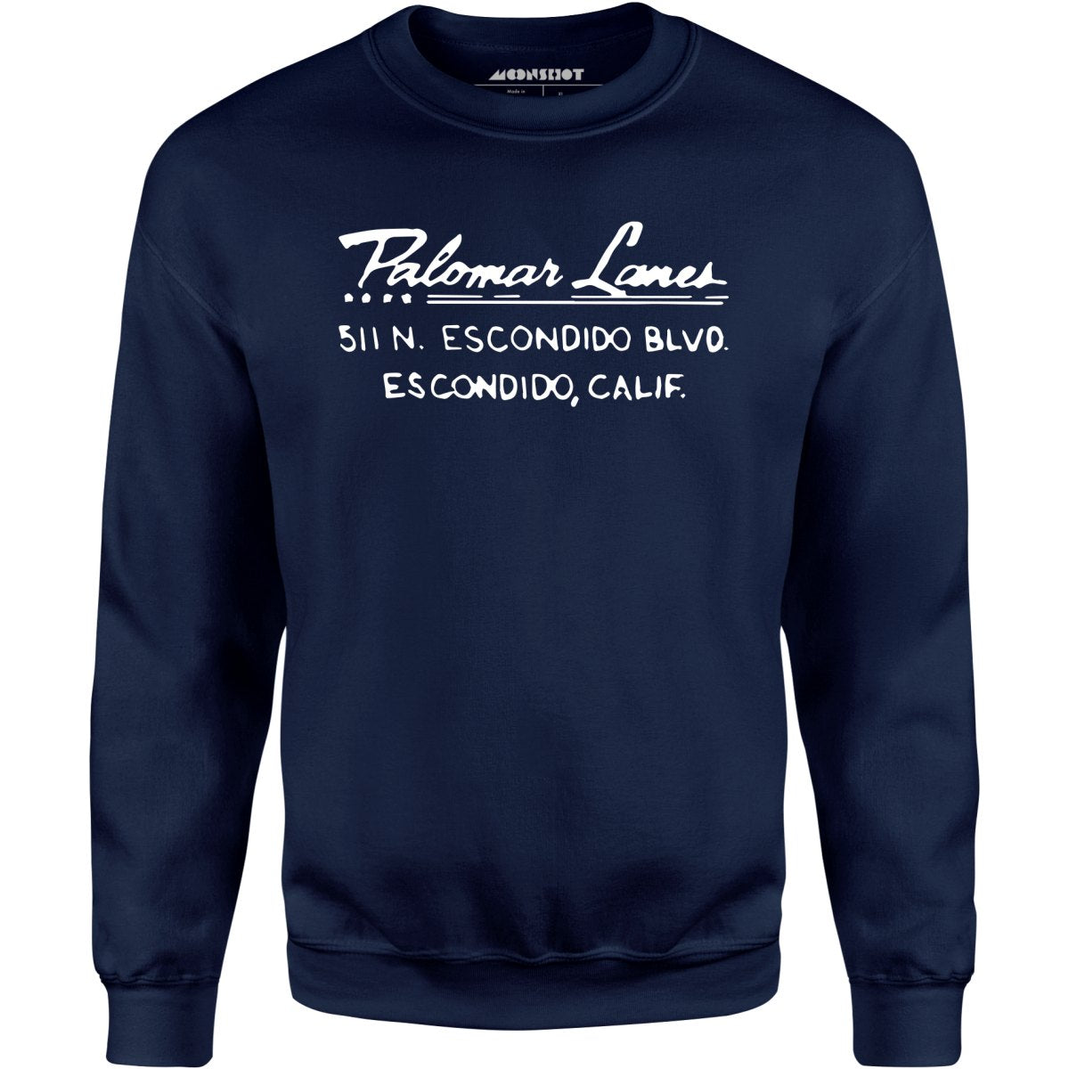Palomar Lanes - Escondido, CA - Vintage Bowling Alley - Unisex Sweatshirt
