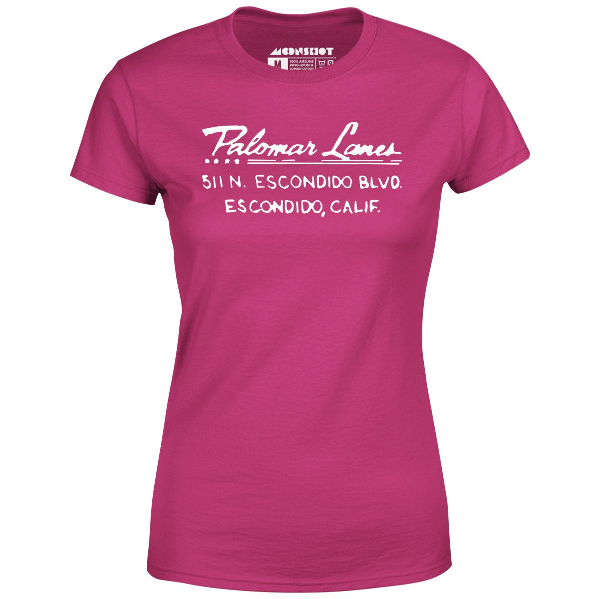 Palomar Lanes - Escondido, CA - Vintage Bowling Alley - Women's T-Shirt