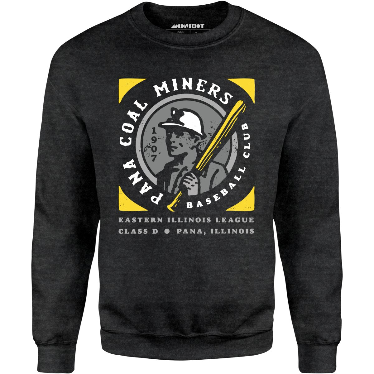 Pana Coal Miners - Illinois - Vintage Defunct Baseball Teams - Unisex Sweatshirt