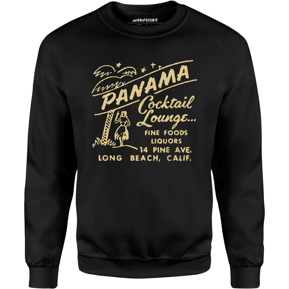Panama Cocktail Lounge - Long Beach, CA - Vintage Tiki Bar - Unisex Sweatshirt