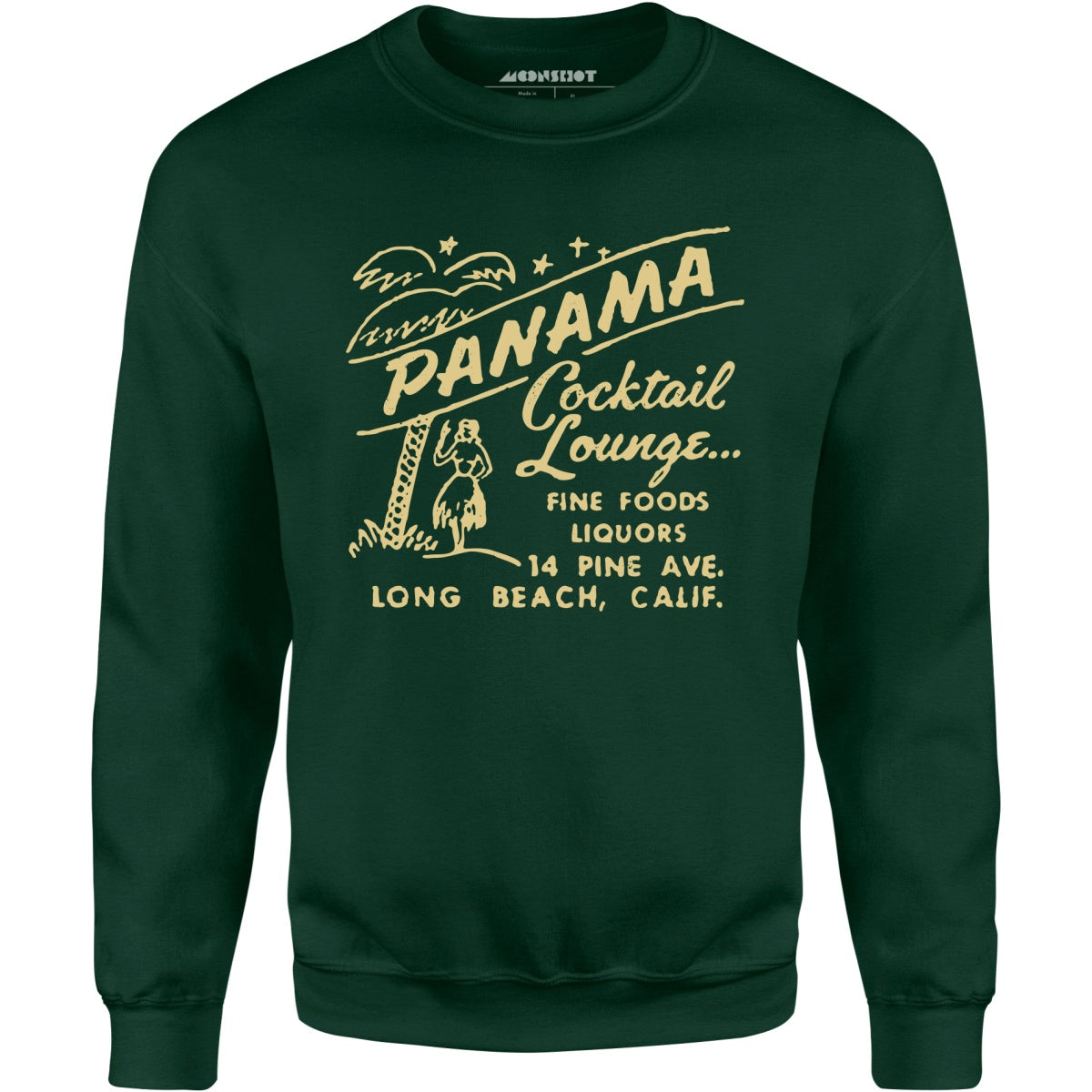 Panama Cocktail Lounge - Long Beach, CA - Vintage Tiki Bar - Unisex Sweatshirt