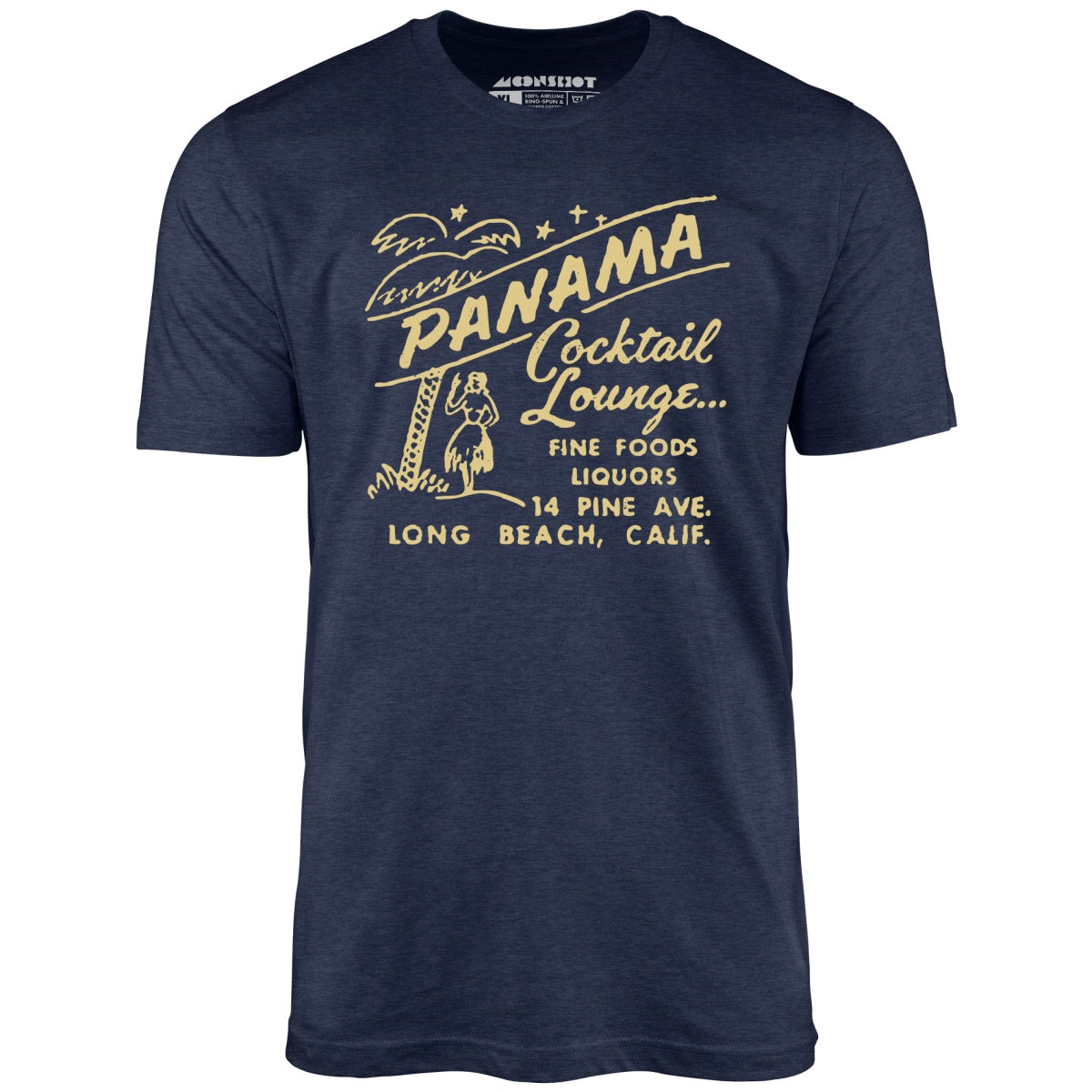 Panama Cocktail Lounge - Long Beach, CA - Vintage Tiki Bar - Unisex T-Shirt