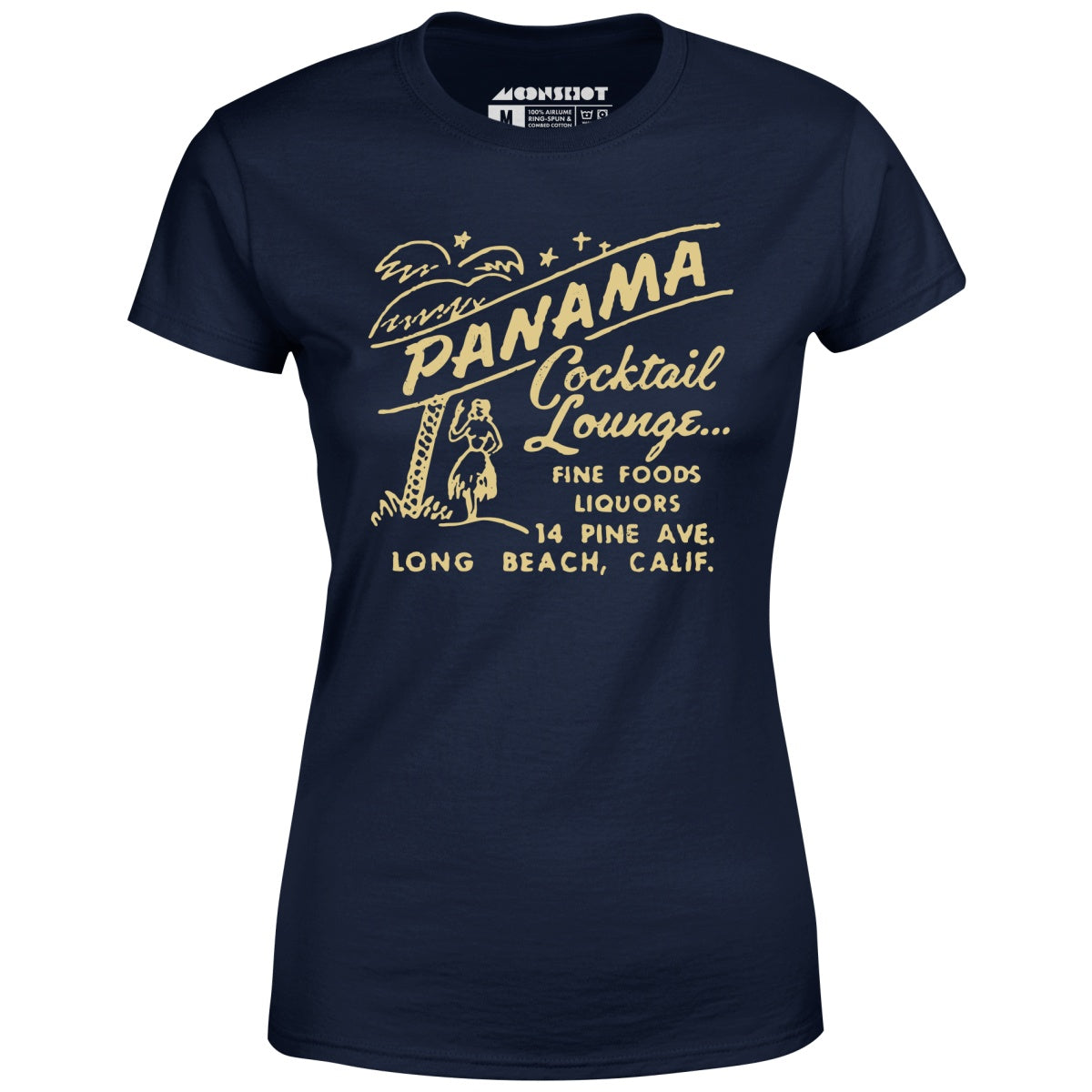 Panama Cocktail Lounge - Long Beach, CA - Vintage Tiki Bar - Women's T-Shirt