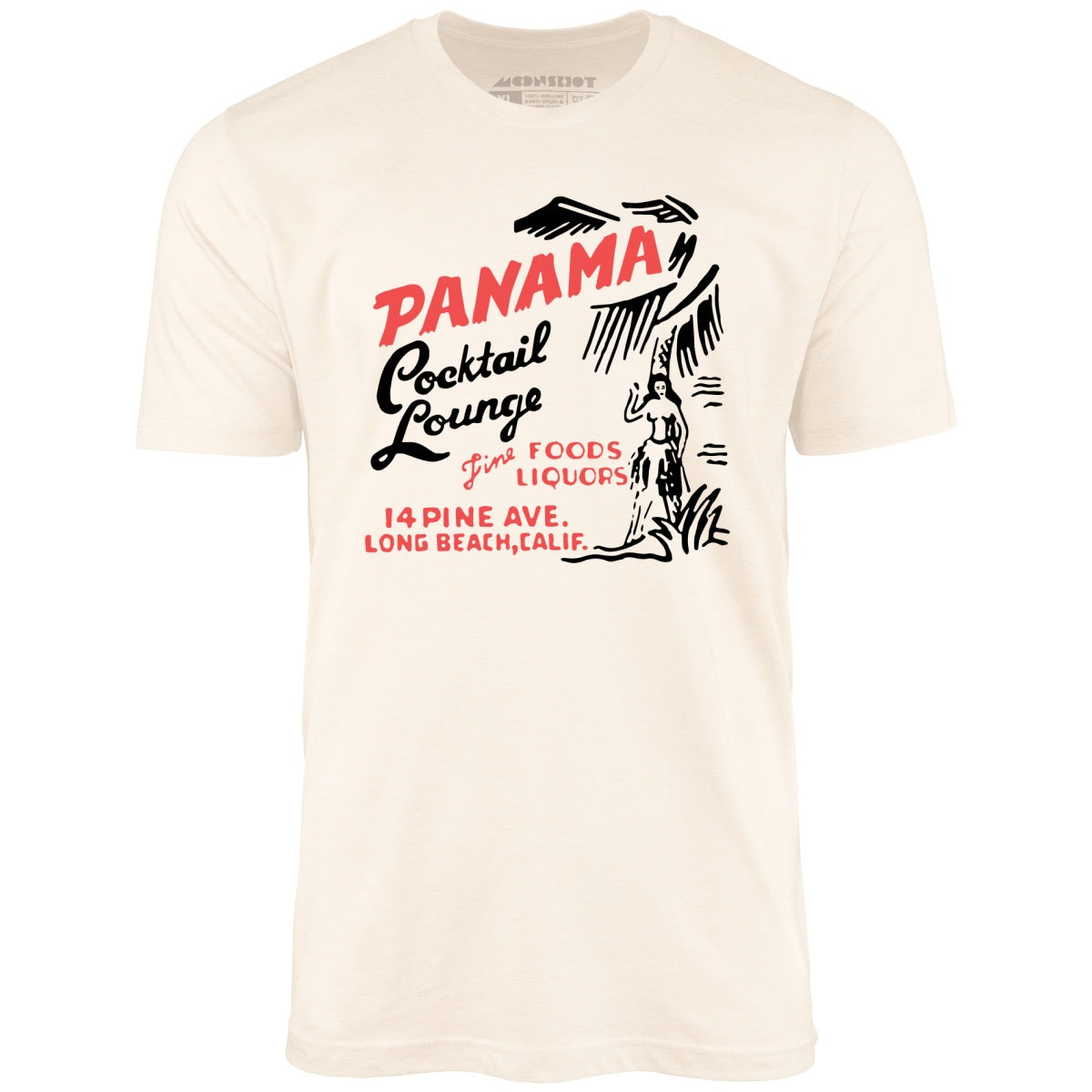 Panama Cocktail Lounge v2 - Long Beach, CA - Vintage Tiki Bar - Unisex T-Shirt