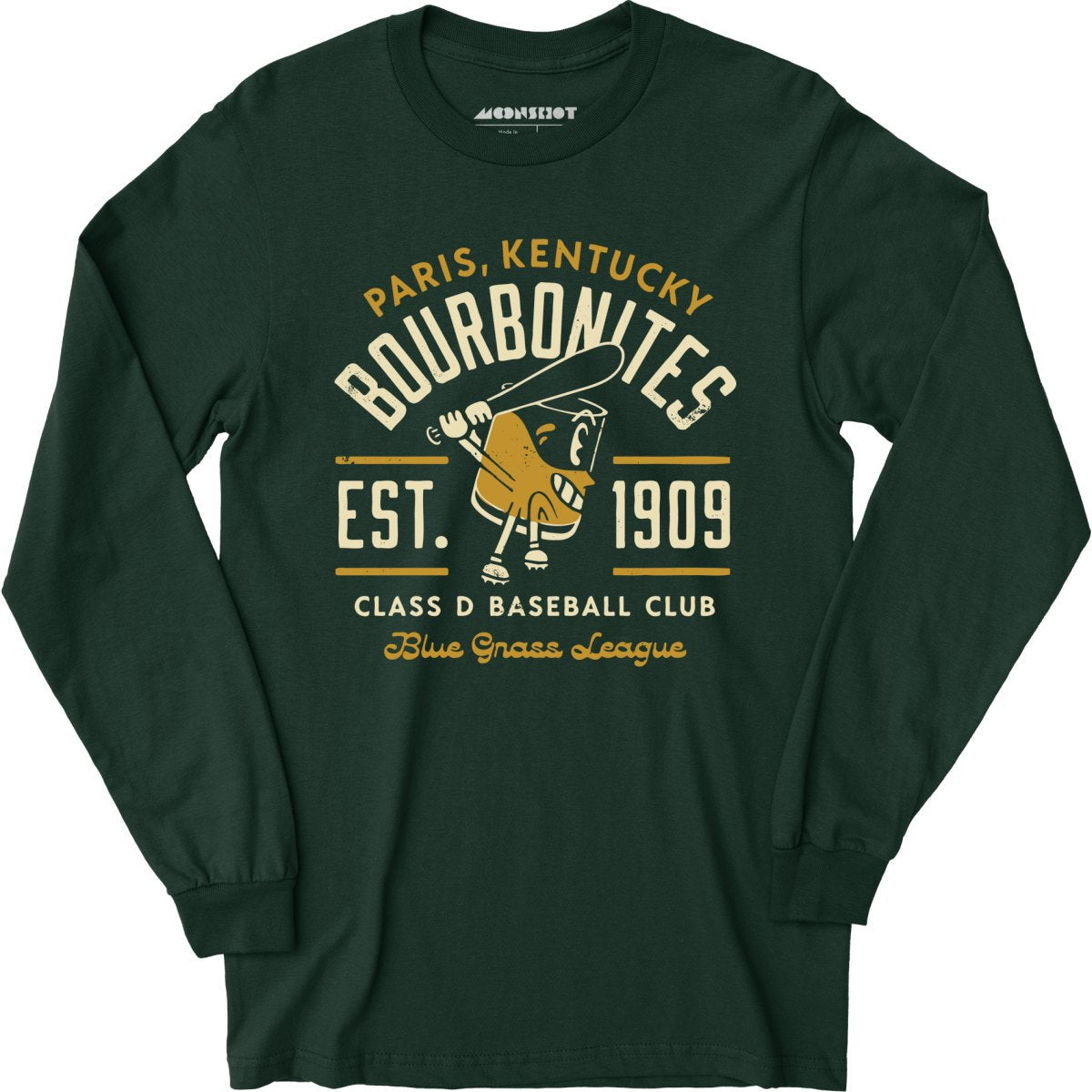 Paris Bourbonites - Kentucky - Vintage Defunct Baseball Teams - Long Sleeve T-Shirt