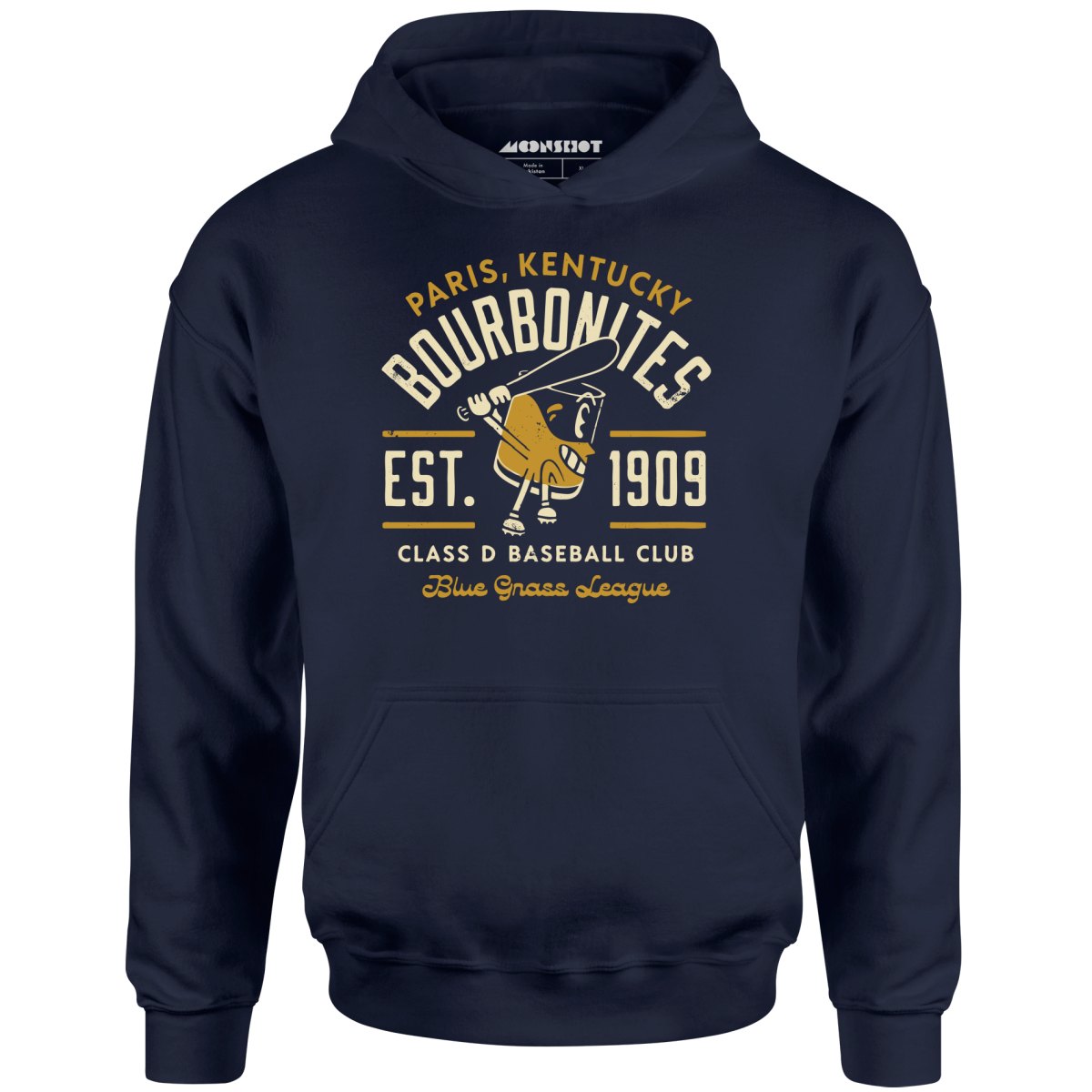Paris Bourbonites - Kentucky - Vintage Defunct Baseball Teams - Unisex Hoodie