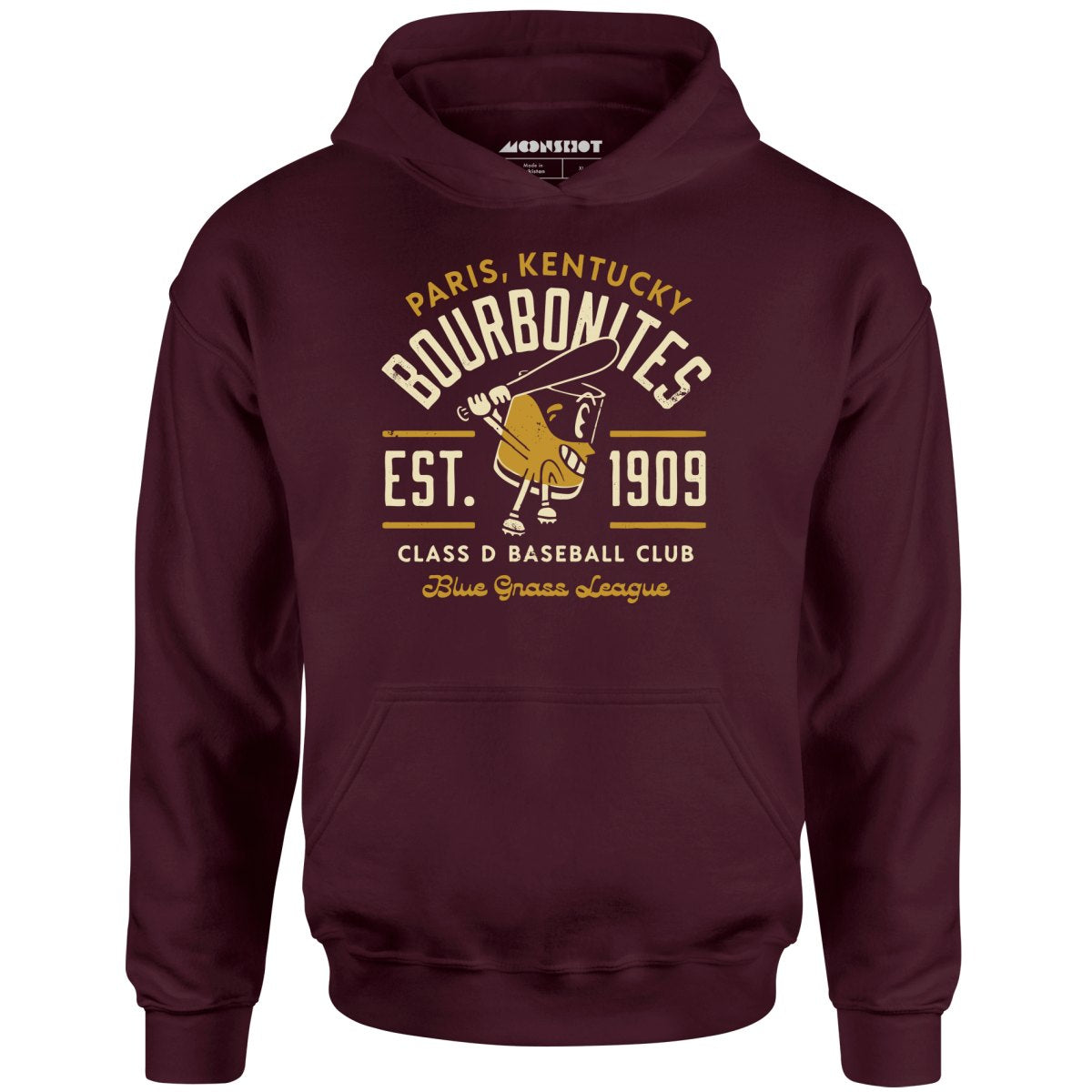 Paris Bourbonites - Kentucky - Vintage Defunct Baseball Teams - Unisex Hoodie