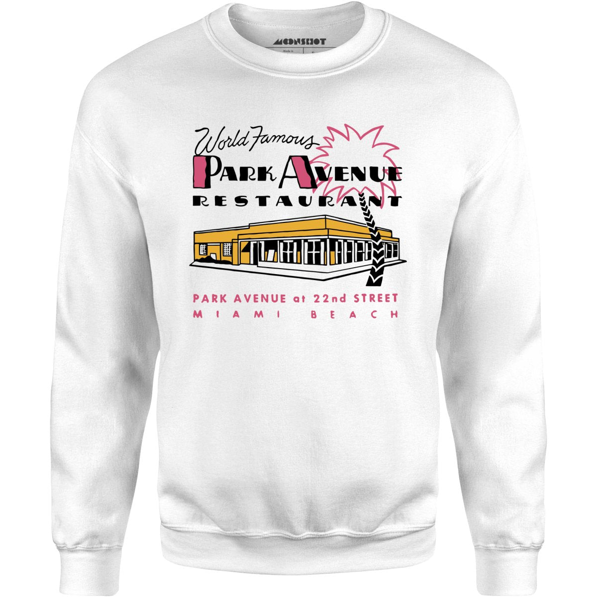 Park Avenue - Miami Beach, FL - Vintage Restaurant - Unisex Sweatshirt