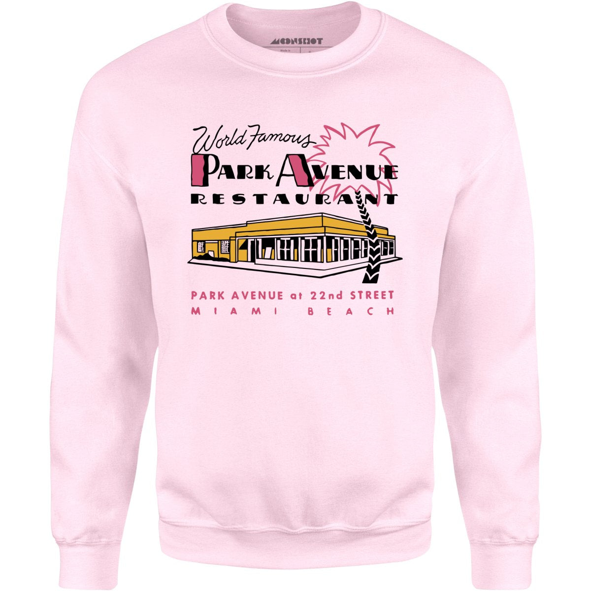 Park Avenue - Miami Beach, FL - Vintage Restaurant - Unisex Sweatshirt