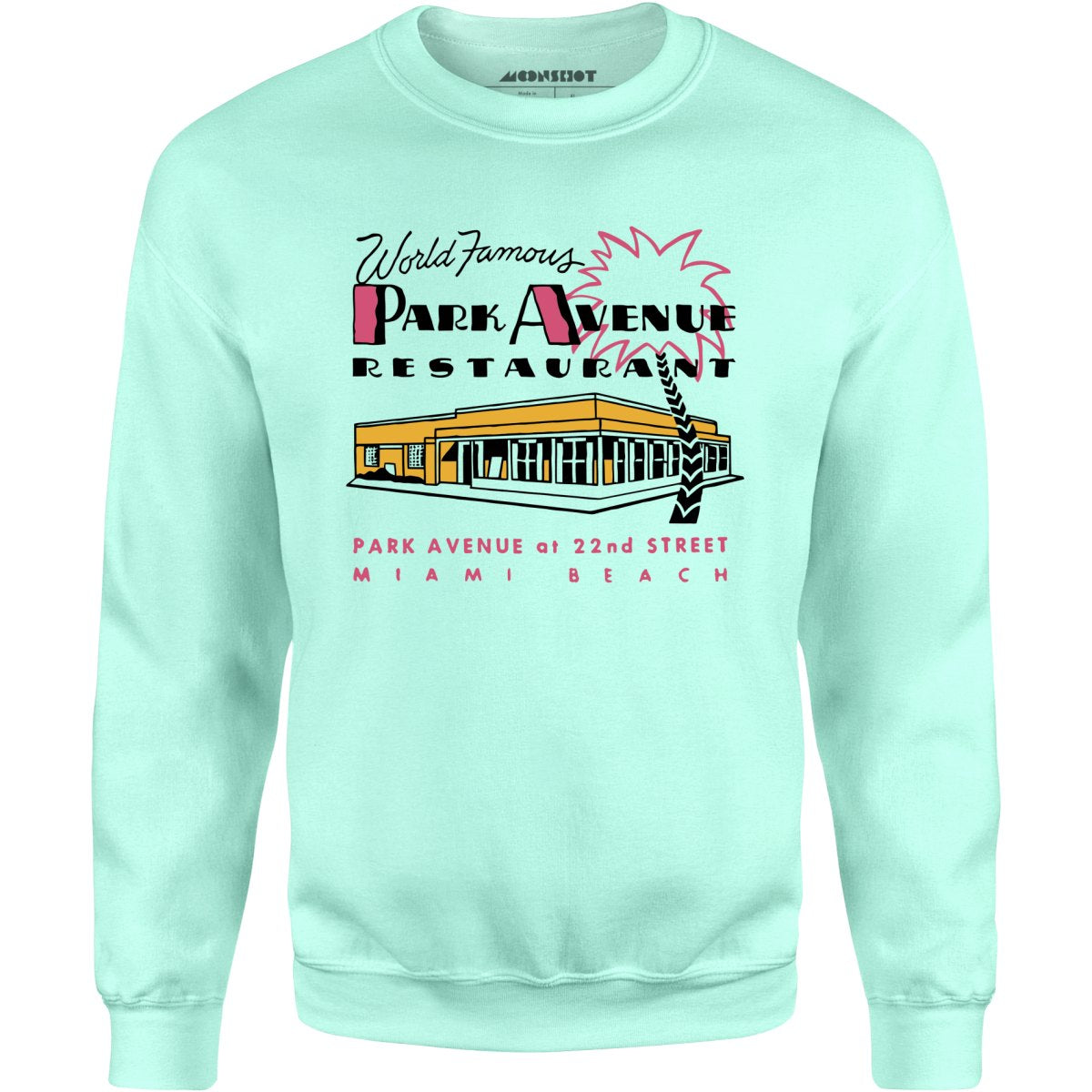 Park Avenue - Miami Beach, FL - Vintage Restaurant - Unisex Sweatshirt