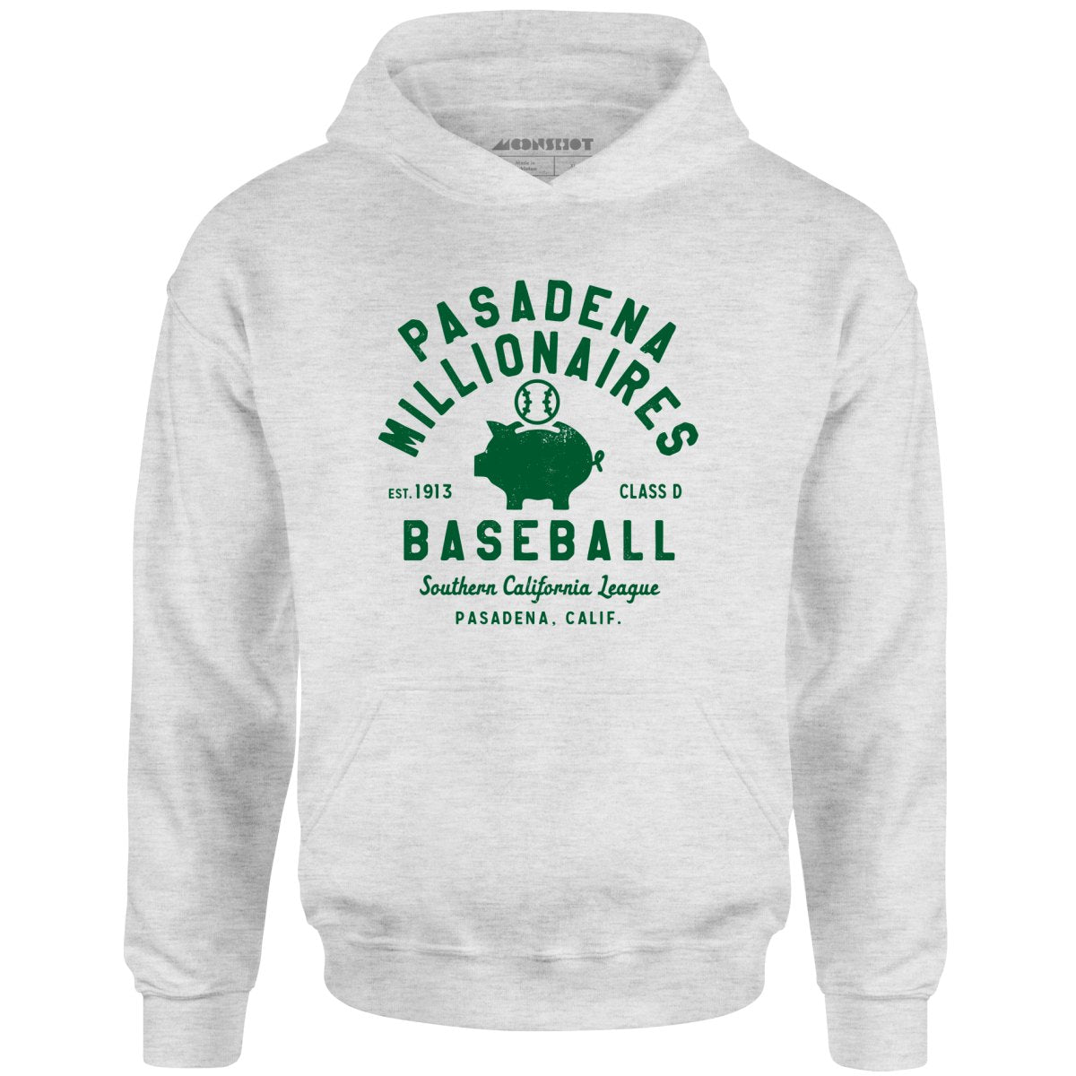Pasadena Millionaires - California - Vintage Defunct Baseball Teams - Unisex Hoodie