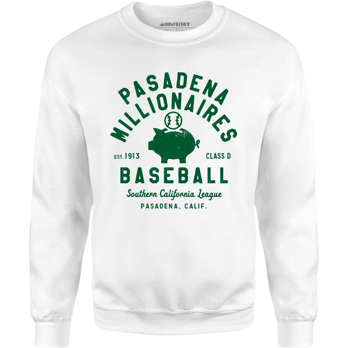 Pasadena Millionaires - California - Vintage Defunct Baseball Teams - Unisex Sweatshirt