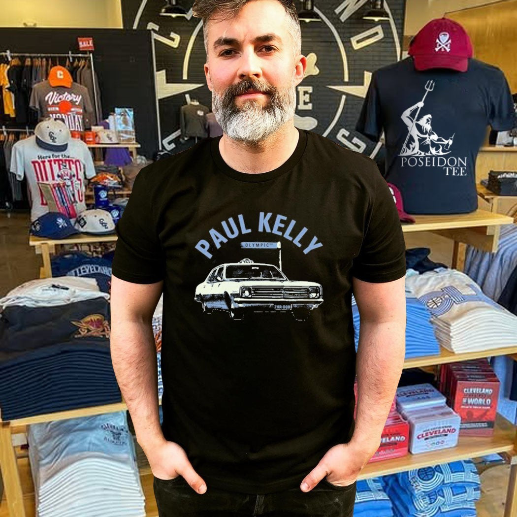 Paul Kelly To Her Door Coal T-shirt