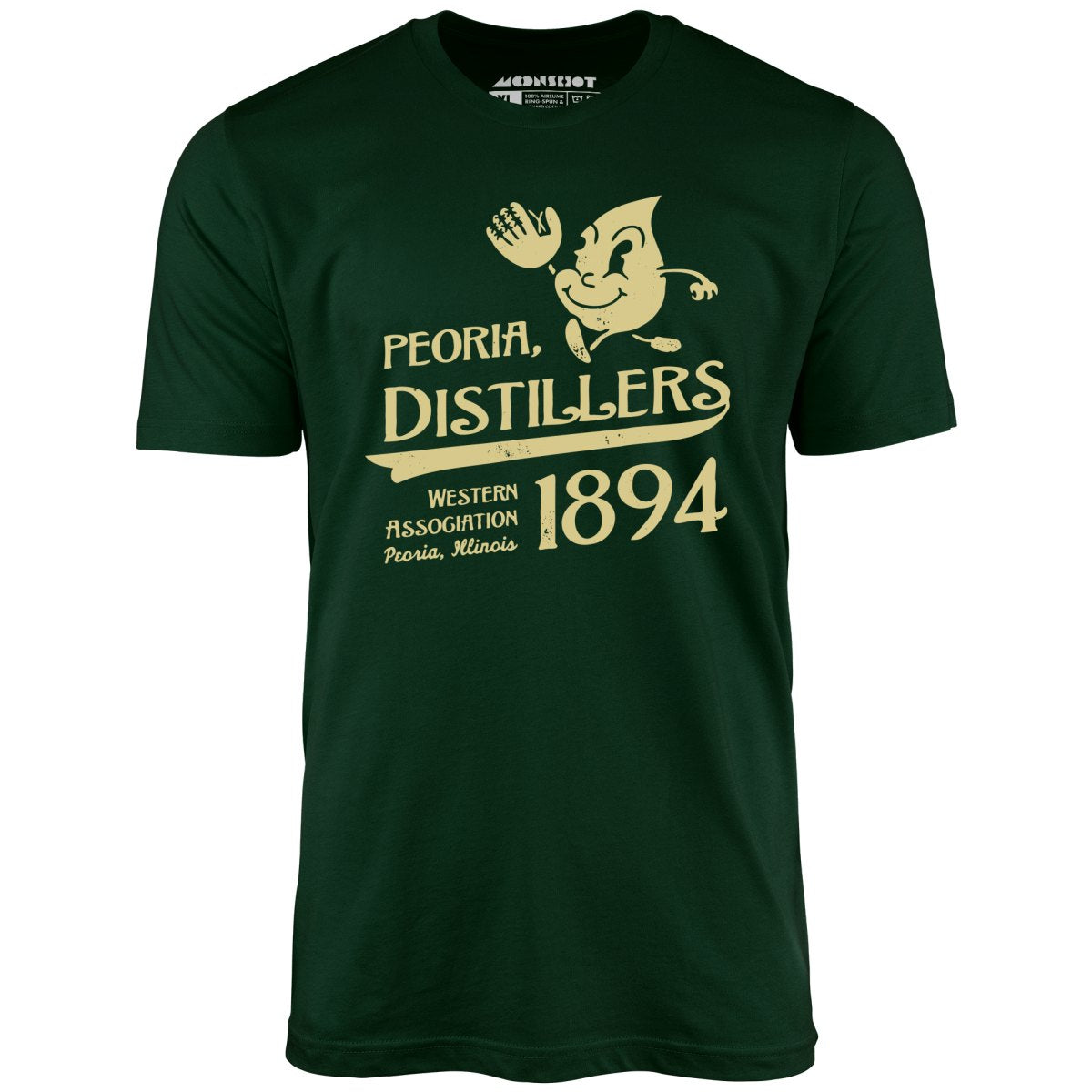 Peoria Distillers - Illinois - Vintage Defunct Baseball Teams - Unisex T-Shirt