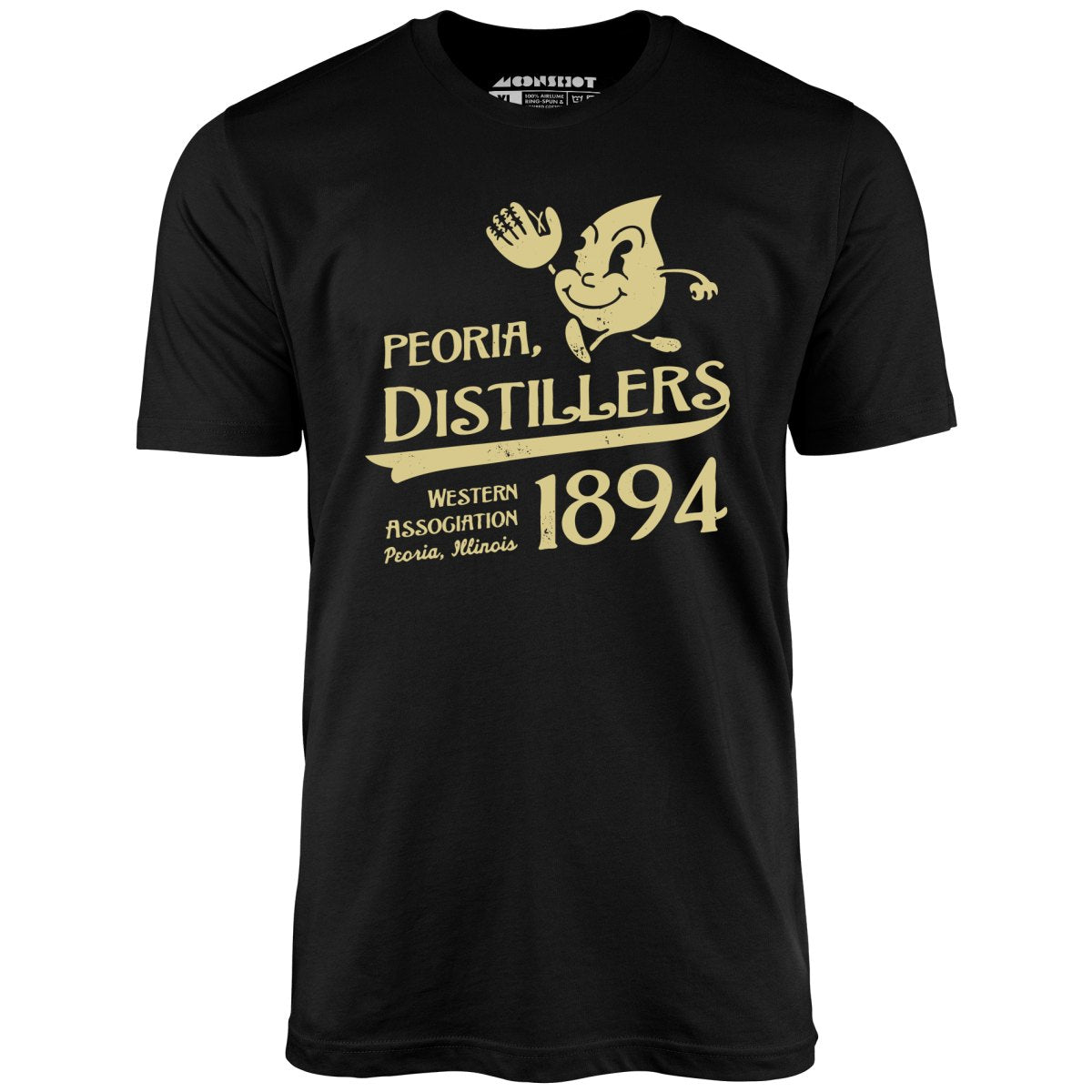 Peoria Distillers - Illinois - Vintage Defunct Baseball Teams - Unisex T-Shirt