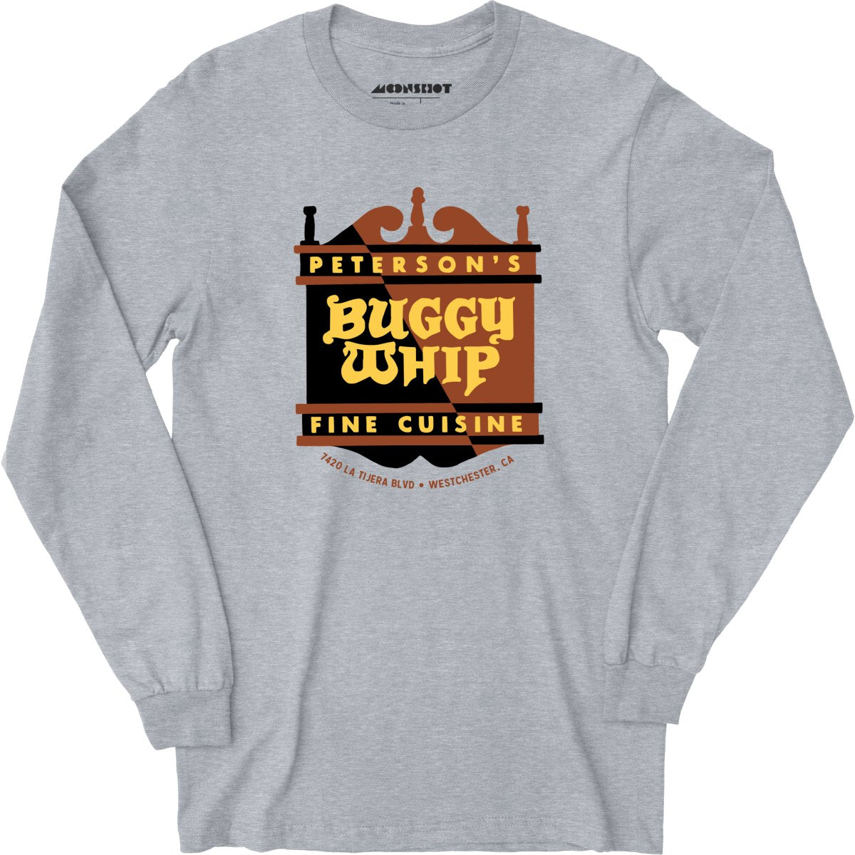 Peterson's Buggy Whip - Westchester, CA - Vintage Restaurant - Long Sleeve T-Shirt