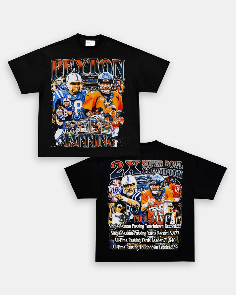 PEYTON MANNING 2 TEE - [DS] - clothing by TeeHivey.com (Image 1)
