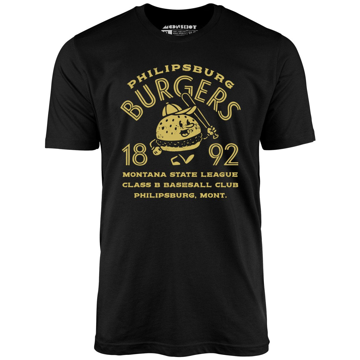 Philipsburg Burgers - Montana - Vintage Defunct Baseball Teams - Unisex T-Shirt