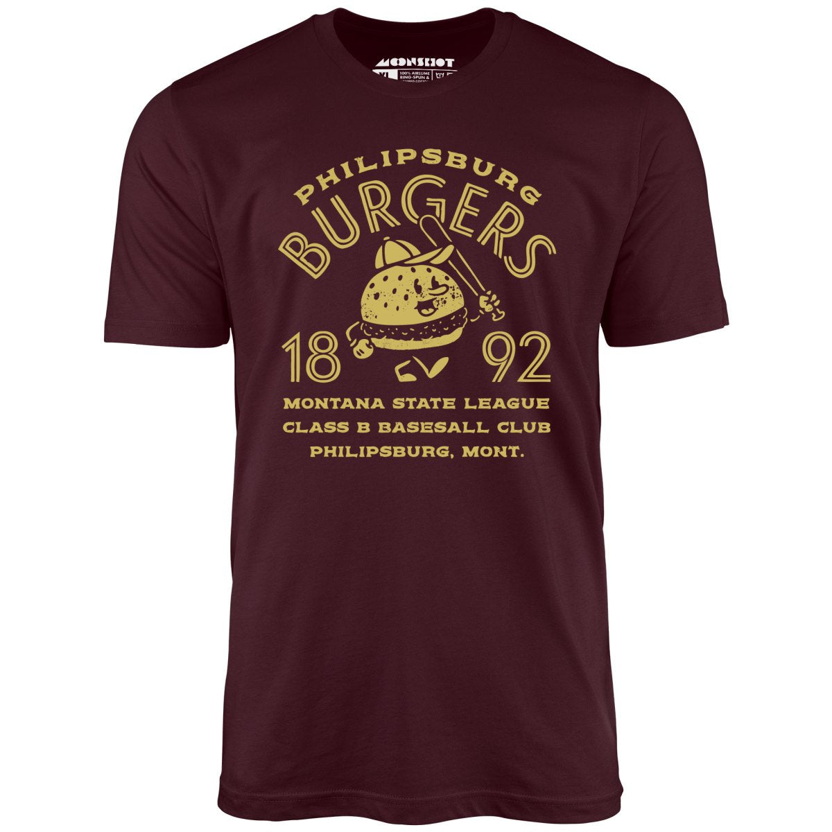 Philipsburg Burgers - Montana - Vintage Defunct Baseball Teams - Unisex T-Shirt