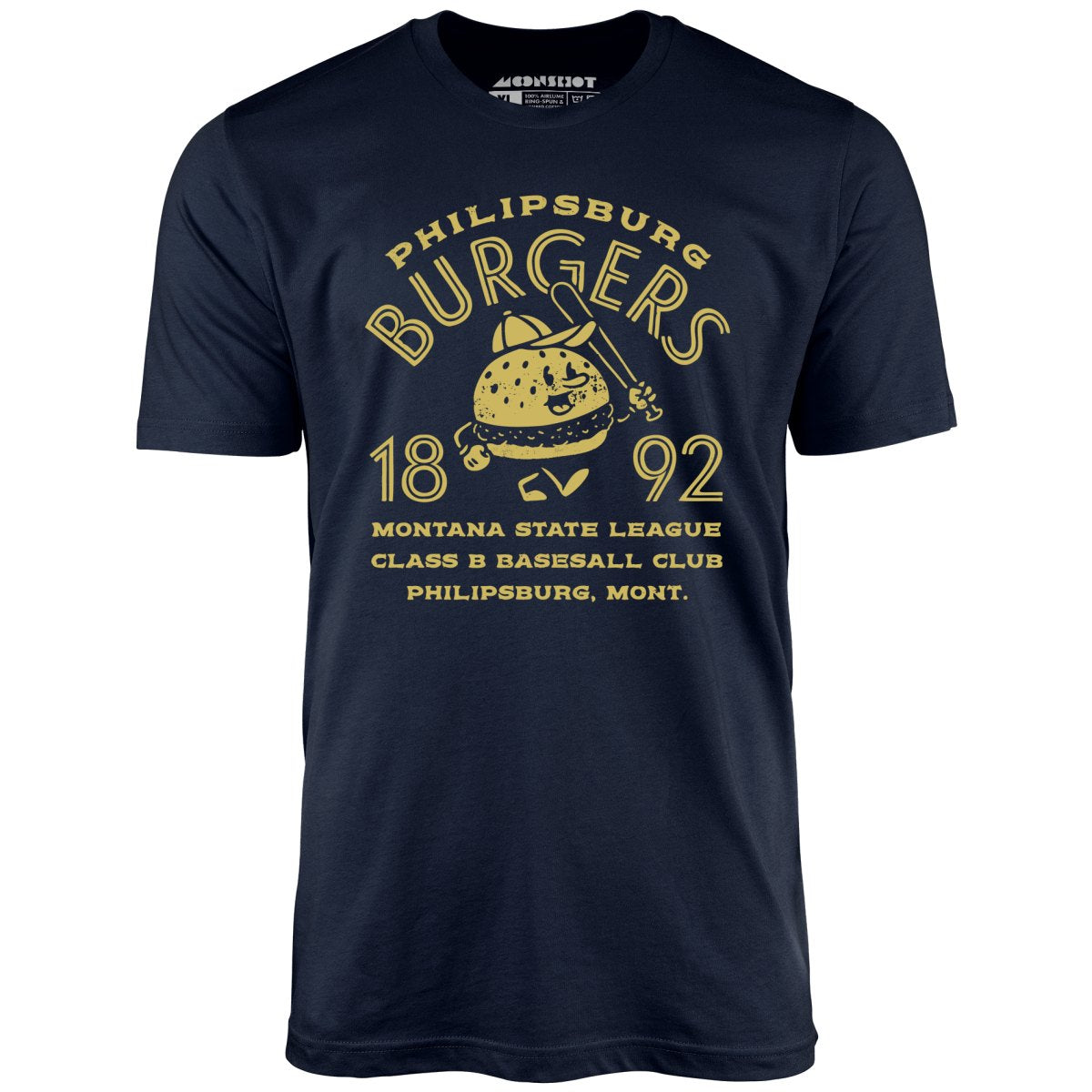 Philipsburg Burgers - Montana - Vintage Defunct Baseball Teams - Unisex T-Shirt